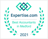 Expertise.com Best Accountants in Medford 2021 badge