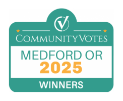 Community Votes Medford Oregon 2025 Winners Badge