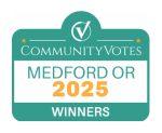 Community Votes Medford Oregon 2025 Winners Badge