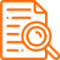 magnifying glass over document icon